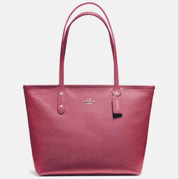 Coach Bags Coach City Zip Tote Rouge Pink Poshmark